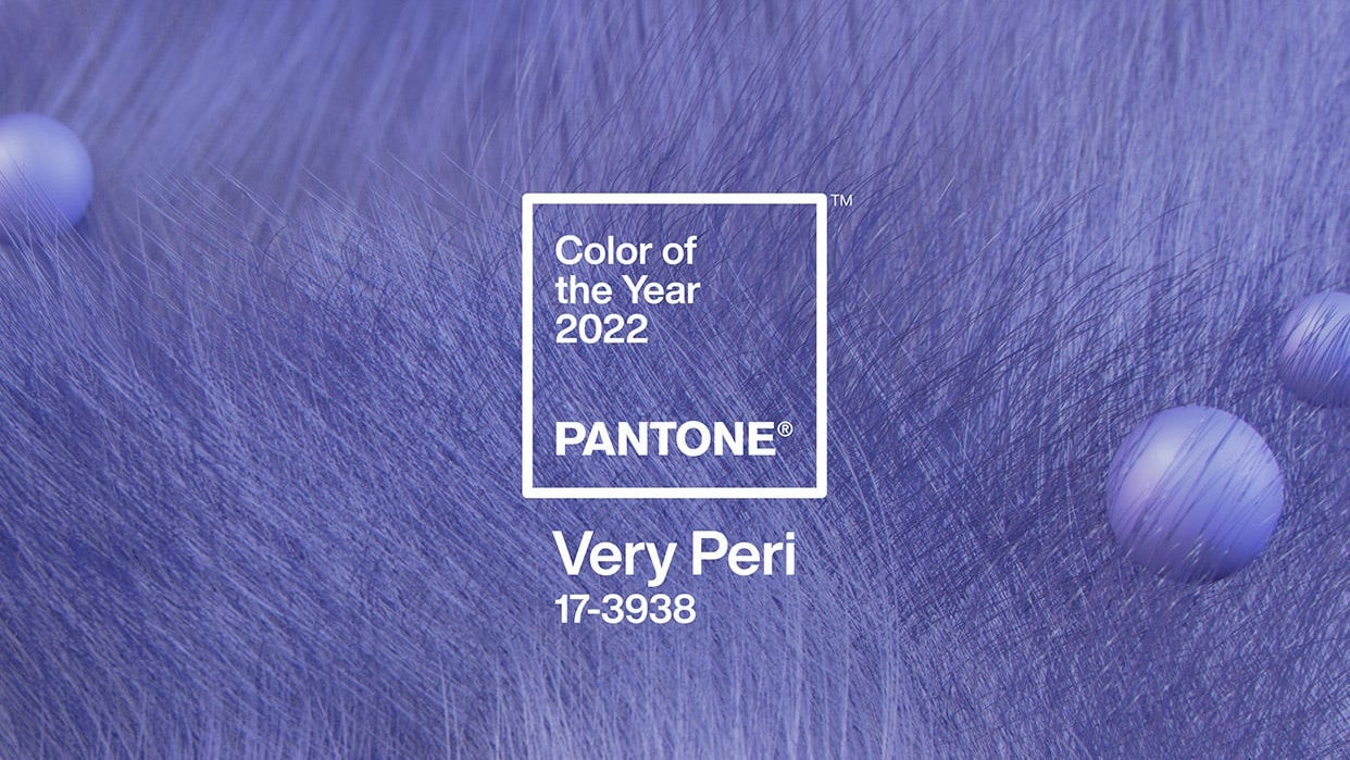 Very Peri pantone 2022