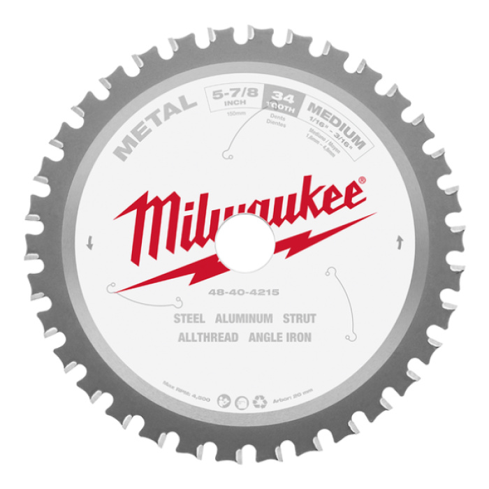 MILWAUKEE ЦИРКУЛЯРЕН ДИСК 150 Х 20 Х 1.6 Х 34 Т