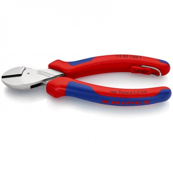7305160T-600x600 KNIPEX КЛЕЩИ РЕЗАЧКИ 160MM + ЗАКРЕПВАЩА ХАЛКА - Image 1