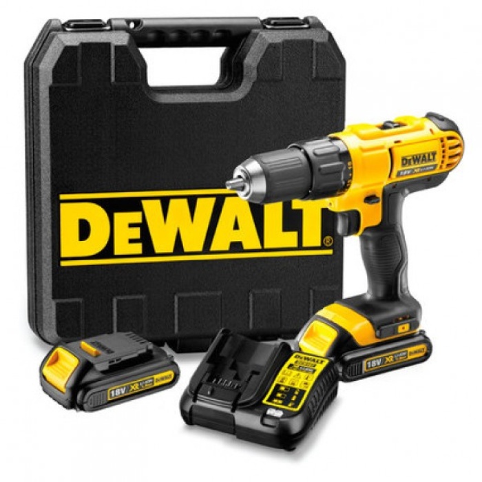 DeWALT Акум. винтоверт DCD771C2-QW  18 V 2x1.3 Ah