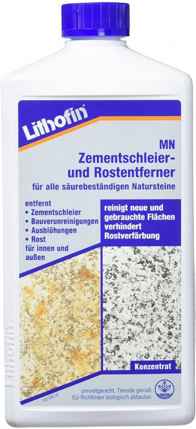ПОЧИСТВАЩ ПРЕПАРАТ LITHOFIN 1л ZEMENTSCHLEIER- ROSTENTFERNER MN
