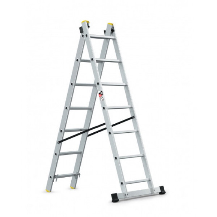 Стълба алуминиева 2x7 Multisystem 150кг