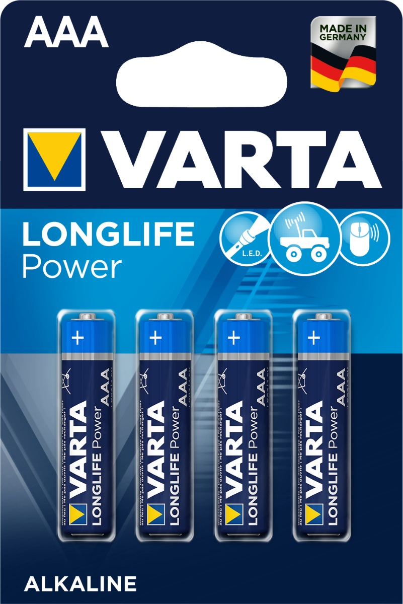 Батерии Varta Longlife Power 4903 AAA 4бр. блистер