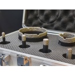 Комплект диамантени боркорони в куфар 5бр Vortex - Image 3