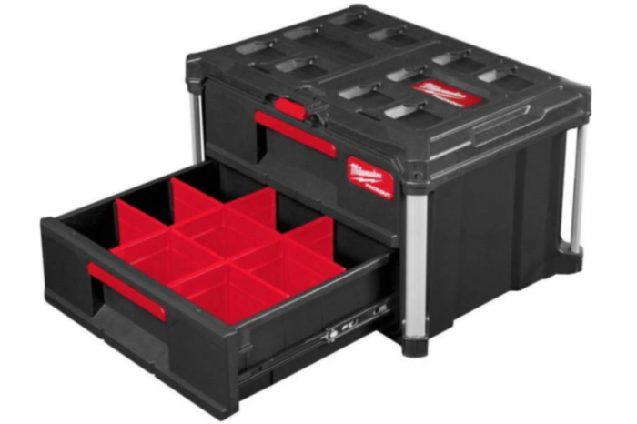 e-maistor e-maistor Куфар за инструменти с 2 чекмеджета Milwaukee PACKOUT