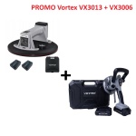 e-maistor Комплект Акумулаторен виброчук Vortex VX3013 + вендуза VX3006