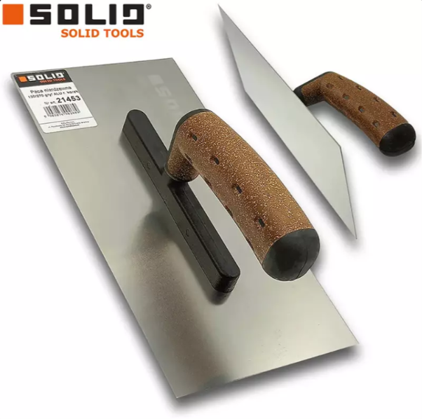 Маламашка с коркова дръжка Solid 130х270мм