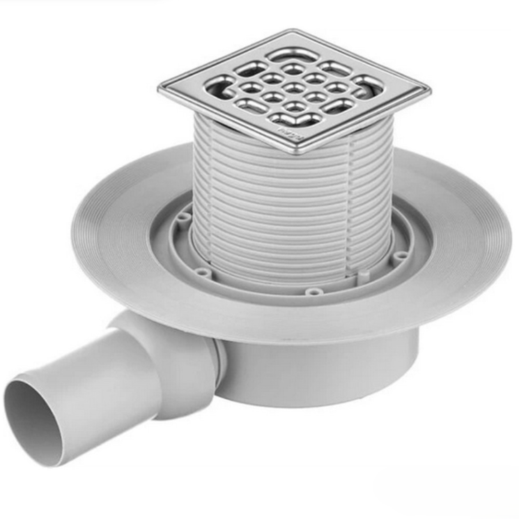 Подов рогов сифон с Ø50 клапа и воден затвор Viega Advantix