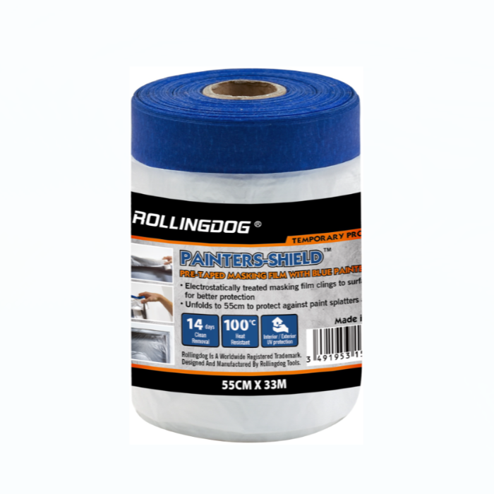 Покривно тиксо с найлон RollingDog Painters-Shield 55см х 33м